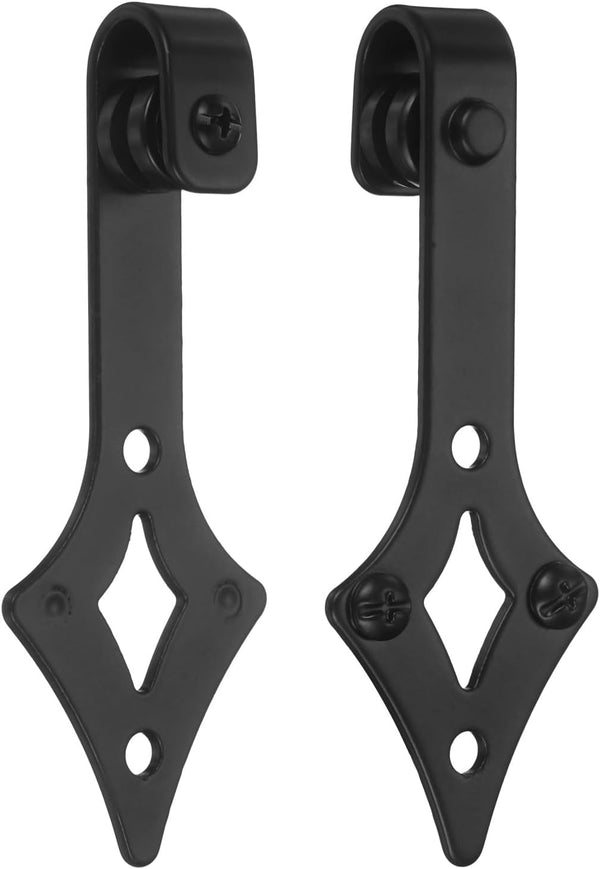 uxcell 2Pcs Sliding Barn Door Hardware Hanger, Mini Sliding Door Hardware for
