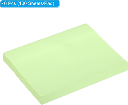 PATIKIL 4 x 3 Inch Sticky Notes, 6 Pack, Bright Color, 100 Sheets/Pad, Adhesive Memo Post for Home Office