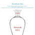 StonyLab Borosilicate Glass 500 ml Heavy Wall Conical Separatory Funnel with 24/29 Joints and PTFE Stopcock