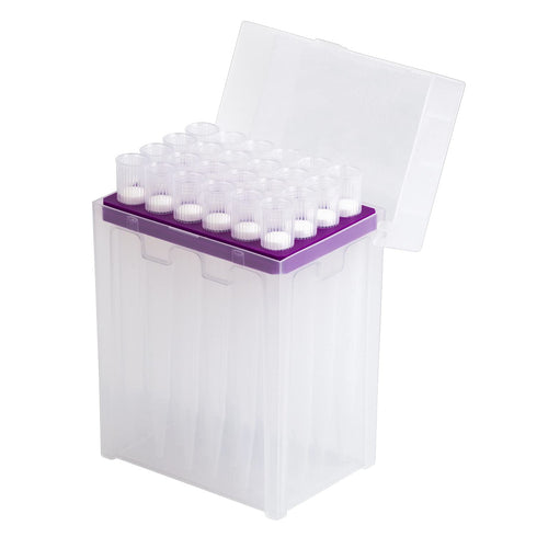 Lab Pipette Tip 10ML, Universal, Autoclavable with Filter, Clear, 96 Tips per Rack