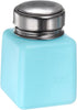 Solvent Alcohol Dispenser 120ml(4oz) Push Down Liquid Dispenser Pump with Stainless Steel Lid for Acetone Cleanser
