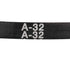 uxcell A32 Drive V-Belts, 32" Inner Length, 13mm Width, JIS Standard A-Section Rubber Drive Belt