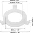 E27 E14 10 Pack 2 PATIKIL to Lamp Shade Reducing Ring, Lampshade Adapter Ring Converter Reducer Fitting Light Fixtures
