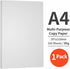 esahpss A4 80gsm, 100 Pack Copy Paper Sheets per Bright White Printer Paper for Inkjet & Laser, Smooth Double-Sided