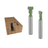 Totowood Set, 1/4" Set 6 Set 1/4 5/16 3/8 9/16 1/2 5/8 Inch Keyhole Router Bits Shank Router Bit pcs Router Bit & &