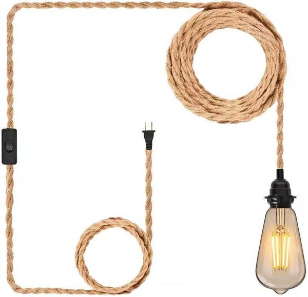 eopriod Hanging Lamp Kit with On/Off Switch, Plug in Pendant Light Kit for
