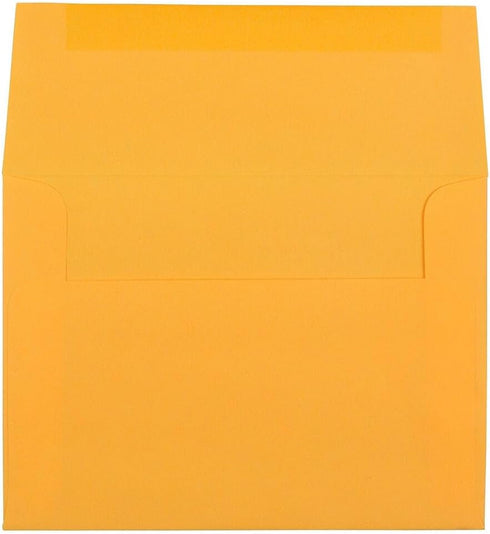 JAM PAPER A6 Colored Invitation Envelopes - 4 3/4 x 6 1/2 - Ultra Orange - 50/Pack by JAM Paper