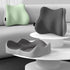 Tophacker Office Chair Cushion & Back Support, Lumbar Support Pillow, Memory Foam, Non Slip Sitting and Back Rest
