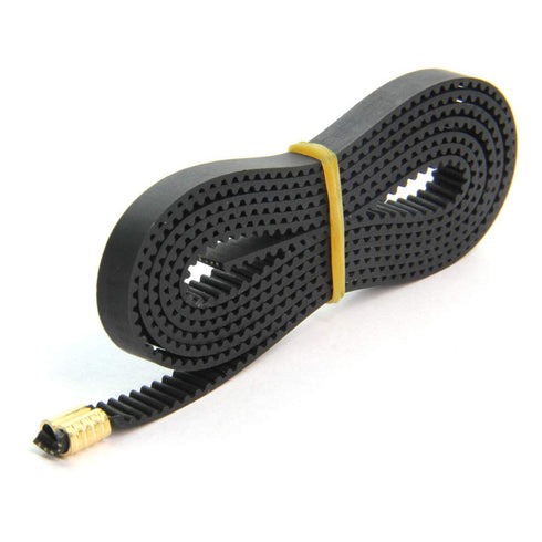 2pcs 2GT Open Timing Rubber Belt - Length 1.2Meter Width 6mm with 8pcs Copper Buckle for Ender 3 3D Printer