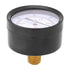 Mini Vacuum Pressure Gauge, 1/4" BSPT Thread, Dual Scale Vacuum Gauge for Water, Oil, Air, 0~-30inHg/0~-1bar Range