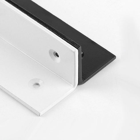 MINGFANITY 4PCS Bracket,2.4'' 1'' 2mm, LD060-4PC L Brackets, Corner Brace Angle Bracket, Superior Stainless Steel x M