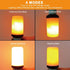 Bitrue LED Flame Effect Light Bulb, E26 Base, 4 Modes, Flickering Light Bulbs for Halloween Home Party, 4 Pack