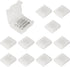 DORHEA 12Pcs LED Strip Connectors 4 Pin Connector 10mm/0.39in Wide LED Tape Light