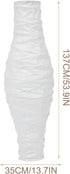 OSALADI Nordic Style Paper Floor Lamp Shade Light Fixture Cover Wide Paper Lamp Shade