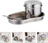 iplusmile 2set Medical Tray, Stainless Steel Instrument Tray with Jar and Tweezer, Tattoo Sterilizer Tool