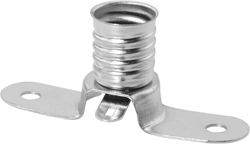 10PCS E10 2.5V/0.3A Miniature Screw Base Light Bulbs and 10PCS E10 Light Socket Base Holders for Home Experiment Circuit