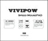 VIVIPOW Inspirational Quote Mouse Pad, Stitched Edge Mouse Pad with One Small Positive Thought in The Morning Can