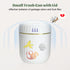 HOSTK 2 5 Countertop Pcs Mini Desktop Trash Can with Rolls of Trash Bags, Waste Can with Press Type Lid, Tiny Garbage