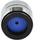 Danco Chrome Dual Thread Slotted Water-Saving Aerator, 15/16-27 Male X 55/64-27 Female, 10489
