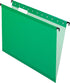 Pendaflex SureHook Reinforced Hanging Folders, Legal Size, Bright Green, 20/BX