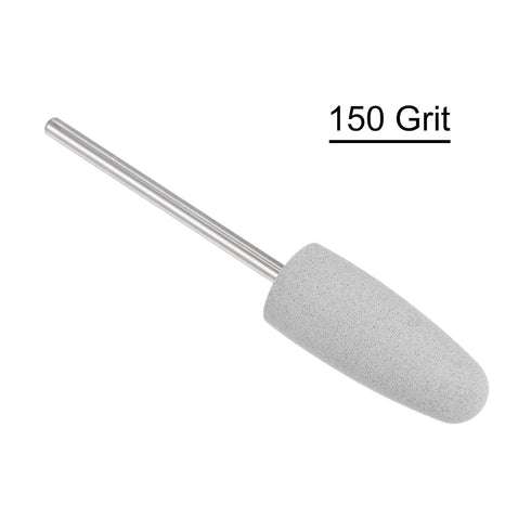 5pcs Rubber Polishing Bit Silicone Buffing Wheels, 150 Grit Mounted Grinding Head for Electric Grinder