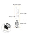 12pcs 17Gauge Stainless Steel Dispensing Needles, 1" All Metal Glue Needle Tube Blunt Tips Luer Lock for Thick Liquids, Ink, Glue, Lab Use