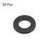uxcell Nylon Flat Washers, 8mm OD, 4mm ID, 1mm Thickness for Faucet Pipe Water Hose, Pack of 50