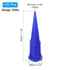 PATIKIL 22Ga Tapered Tip Dispensing Needle, 20Pcs Plastic Needle Tube Blunt Tips with Luer Lock for Glue Oil Applicator, Blue
