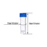 36PCS 5ml Cryo Tubes, Plastic Sample Vials with Screw Caps, PP Material, Silica Gel Gasket, Free from DNase, RNase