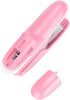 Stapleless Stapler, Compact No Staple Binding Tool, Up to 8 Sheets Binding (Pink)