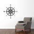 BooDecal 20 inches 20 inches Navigation Compass Ocean Wall Decals Stickers Decorations for Living Room Bedroom x