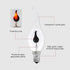 generic Bulb, Bulbs Bulb E14) Flame Effect Flickering Candle Light Halloween Crystal Clear Incandescent Chandelier