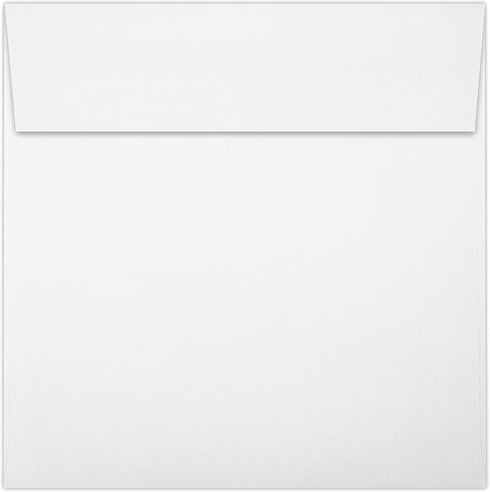 LUXPaper Square Invitation Envelopes | Peel & Press | 5 1/2" x 5 1/2" | Bright White | 80lb. Text | 50 Qty by LUXPaper