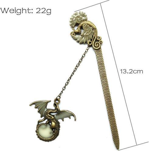 Metal Bookmarks for Women Men, Luminous Book Marks with Gift Box for Kids Girls Reading Lovers