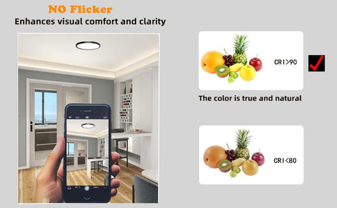 ZCHYLED 7 Inch Closet Motion Sensor Ceiling Light Indoor,Motion Sensor Fixture Indoor for Hallway Laundry Porch Pantry