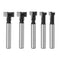 SeonFook 5pcs Keyhole Router Bit 1/4" Shank T-Slot Router Bit Cutter Set with