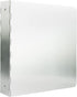 JAM PAPER Aluminium 2 inch Binders | Silver Aluminum 3 Ring Binder | Sold Individually