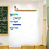 Omitfu 6Pcs 0.5 Inch 13 Inch 35 (3 Felt Bulletin Board Bar Strip Thick Self-Adhesive Pin Board Bar in Length