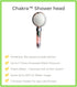 MineralStream Chakra Showerhead with Natural Gemstones, Therapeutic Crystals, Purification of Water Mineralization