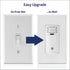 DHS05-1LT, Leviton Humidity Sensor Switch for Bathroom Exhaust Fan, Automate Ventilation, Air Circulation, Moisture