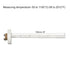 MECCANIXITY 4" K Type Ceramic Kiln Furnace Probe Thermocouple Sensor for Muffle Furnace Oven, High Temperature -50 to 1300°C 1.5x100mm