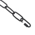 19-Feet 2 LNC Pendant Lighting Fixtures Chains, Ceiling Extra Loop Extension for Chandelier, Buckles, Black