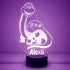 Store 16 Custom Dinosaur LED Sign Night Light Lamp with Remote, Light Up Display with Personalized Name or Image