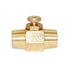 Joywayus Brass Push Button Check Valve Switch 1/4" NPT Female Thread Shut-off Valve.