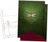 Tree-Free Greetings Magic Remnants Dragonfly All Occasion Cards, 2 Recycled 5x7 Cards & Envelopes, USA Made