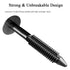 Dovabietar 30Pcs Shutter Fasteners, Window Shutter Screws, Black Shutters Screws with Caps, Outdoor Shutters for House