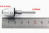 Keyless Drill Chuck Conversion Tool, Hex Shank Keyless Chuck for 0.3-6.5mm Drill Bits and Milling Cutters