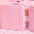 Trycooling 2 Pack Metal Cute Pen Pencil Holder, Office Home Desk Square Cup Caddy for Girls