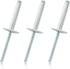 60 Pcs 3/16" x 1-3/16" Large Flange Aluminum Blind Rivets, Dome Head Pop Rivets for Installing Accessories, Silver