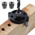 Yakamoz Self Centering Doweling Jig, Handheld Drill Guide for Straight Holes Woodworking Joints Tool